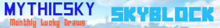 MythicSky Minecraft Server Banner