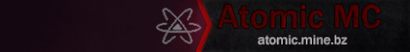 Atomic MC Minecraft Server Banner