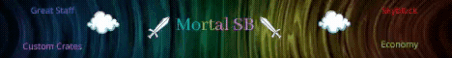 Mortal Skyblock Minecraft Server Banner