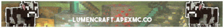 LumenCraft Minecraft Server Banner