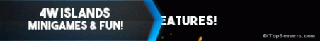 4W Islands Minecraft Server Banner