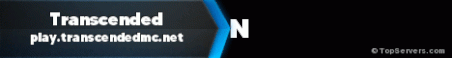 Transcended Minecraft Server Banner
