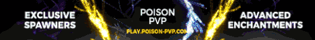 Poison PvP Minecraft Server Banner