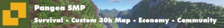 Pangea SMP Minecraft Server Banner