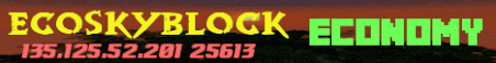 EcoSkyBlock Minecraft Server Banner