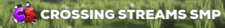 CROSSING STREAMS SMP Minecraft Server Banner