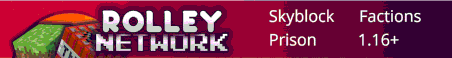 Rolley Network Minecraft Server Banner