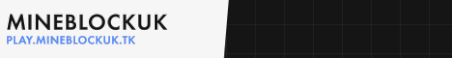MineBlockUK Minecraft Server Banner