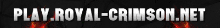Royal Crimson Minecraft Server Banner