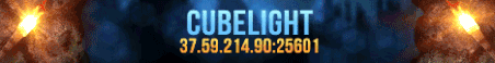 Cubelight Minecraft Server Banner