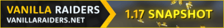 Vanilla Raiders | 1.17 | NEWEST SNAPSHOT Minecraft Server Banner