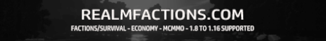 RealmFactions Minecraft Server Banner