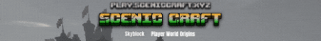ScenicCraft Network Minecraft Server Banner