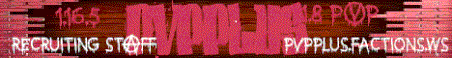 PvpPlus Minecraft Server Banner