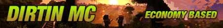 Dirtin MC  Minecraft Server Banner