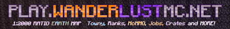 WanderlustMC Minecraft Server Banner