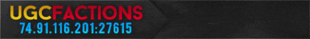 UGC Factions Minecraft Server Banner