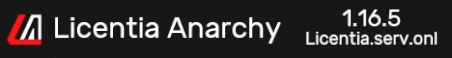 Licentia Anarchy Minecraft Server Banner