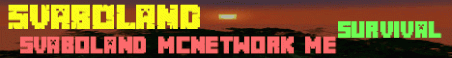 SvaboLand Minecraft Server Banner