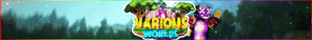 VariousWorlds Minecraft Server Banner