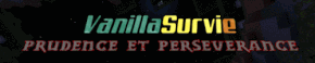VanillaSurvie Minecraft Server Banner