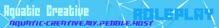 Aquatic Creative Minecraft Server Banner