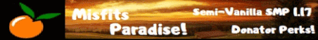 Misfits Paradise Minecraft Server Banner