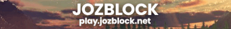 JozBlock Minecraft Server Banner