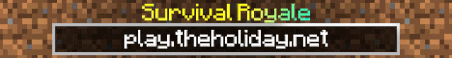 The Holiday Minecraft Server Banner