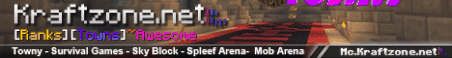 Kraftzone.net Minecraft Server Banner