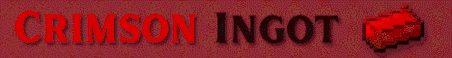 Crimson Ingot Minecraft Server Banner
