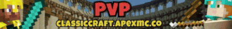 Classic Craft Minecraft Server Banner