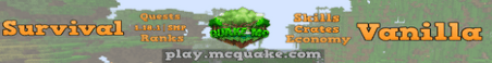 Quake MC Minecraft Server Banner