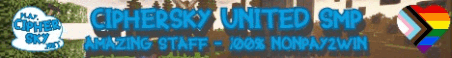 Ciphersky Minecraft Server Banner