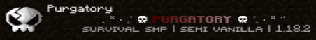 Purgatory Minecraft Server Banner