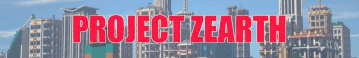 Project Zearth Minecraft Server Banner