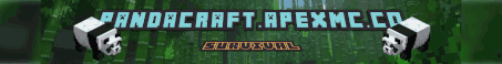 PandaCraft Minecraft Server Banner