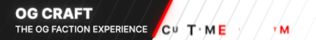 OGCraft Factions Minecraft Server Banner