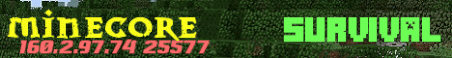 MineCore Minecraft Server Banner