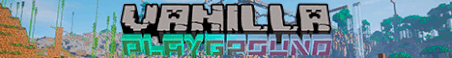 Vanilla Playground Minecraft Server Banner