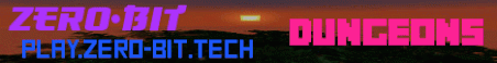 Zero-Bit Minecraft Server Banner