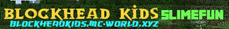 Blockhead Kids Minecraft Server Banner