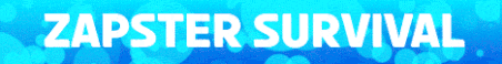 Zapster Survival Minecraft Server Banner