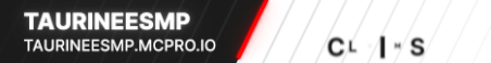 TaurineeSMP Minecraft Server Banner
