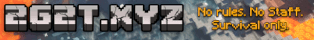 2G2T Survival Anarchy Minecraft Server Banner