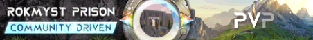 Rokmyst Prison Minecraft Server Banner