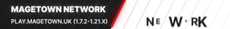 Magetown Network Minecraft Server Banner