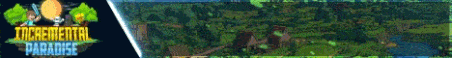 Incremental Paradise Minecraft Server Banner