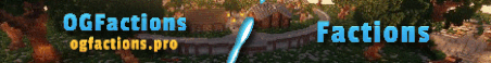 OGFactions Minecraft Server Banner