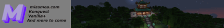 |24/7| Miasmea Konquest |USA| Minecraft Server Banner